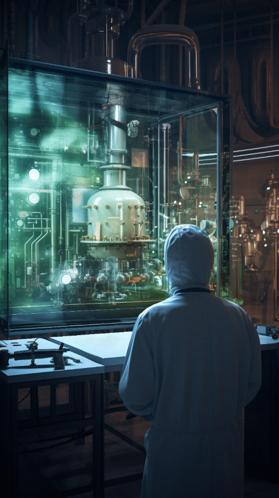 Laboratorio industrial con equipamiento moderno
